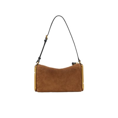 THE SCENE SMALL SHOULDER BAG IN SUEDE